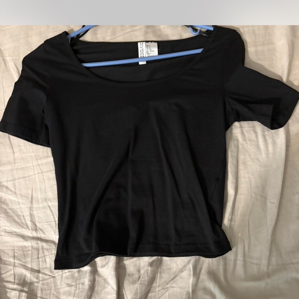 H&M Black Short Sleeve Tee